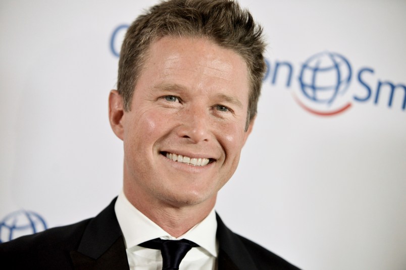 FILE - In this Sept. 19, 2014 file photo, Billy Bush arrives at the Operation Smile's 2014 Smile Gala in Beverly Hills, Calif. NBC News has fired "Today" show host Billy Bush, who was caught on tape in a vulgar conversation about women with Republican presidential nominee Donald Trump before an "Access Hollywood" appearance. Bush was suspended at the morning show two days after contents of the 2005 tape were reported on Oct. 7. NBC and Bush's representatives had been negotiating terms of his exit before Monday's announcement. (Photo by Richard Shotwell/Invision/AP, File)