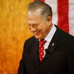 Former Alabama Chief Justice and U.S. Senate candidate Roy Moore speaks at a campaign rally, Thursday, Nov. 30, 2017 in Dora, Ala. (AP Photo/Brynn Anderson)