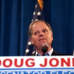 Democratic candidate for U.S. Senate Doug Jones speaks during a news conference Wednesday, Dec. 13, 2017, in Birmingham , Ala.  (AP Photo/John Bazemore)