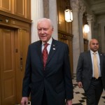 Senate Finance Committee Chairman Orrin Hatch, R-Utah, walks to the chamber as Republicans in the House and Senate plan to pass the sweeping $1.5 trillion GOP tax bill on party-line votes, at the Capitol in Washington, Monday, Dec. 18, 2017. (AP Photo/J. Scott Applewhite)