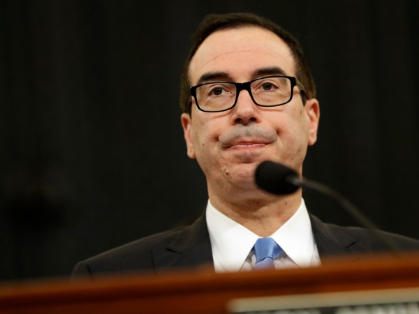 Secretary of the Treasury Steven Mnuchin testifies during a House Committee on Ways and Means hearing on President Donald Trump's fiscal year 2018 budget proposals for the Department of Treasury, Wednesday, May 24, 2017, on Capitol Hill in Washington. (AP Photo/Jacquelyn Martin)