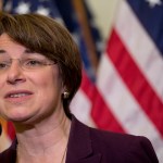 Sen. Amy Klobuchar, D-Minn., speaks at a news conference on American labor on Capitol Hill in Washington, Wednesday, Nov. 1, 2017. Trump said on Twitter that the driver in Tuesday's attack "came into our country through what is called the 'Diversity Visa Lottery Program,' a Chuck Schumer beauty" — a reference to the Senate's Democratic leader. (AP Photo/Andrew Harnik)