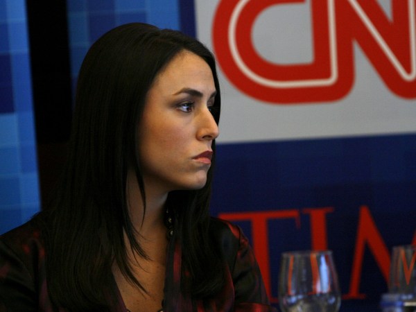speaks during CNN's Media Conference For The Election of the President 2008 at the Time Warner Center on October 14, 2008 in New York City. 16950_5113.JPG