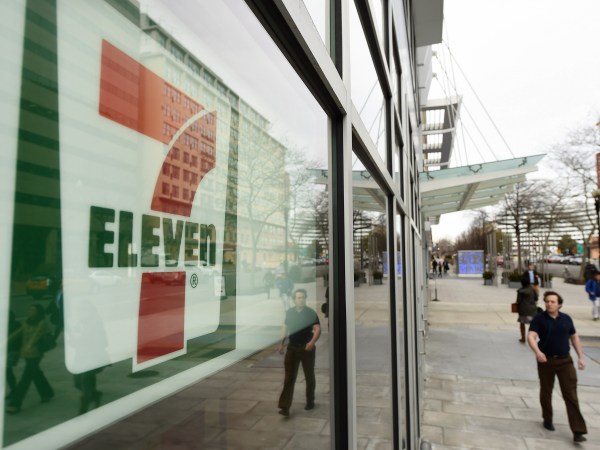 WASHINGTON, DC - MARCH 11: A 7-Eleven is seen at the corner of L St. NW and Vermont Ave. NW on Wednesday March 11, 2015 in Washington, DC. (Photo by Matt McClain/ The Washington Post)