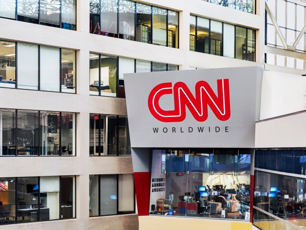 DOWNTOWN, ATLANTA, GEORGIA, UNITED STATES - 2015/11/14: CNN World Headquarters. (Photo by John Greim/LightRocket via Getty Images)