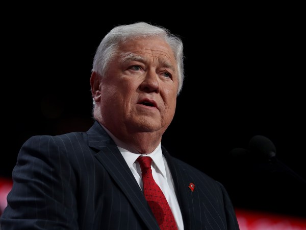 CLEVELAND, OH - JULY 18:  on the first day of the Republican National Convention on July 18, 2016 at the Quicken Loans Arena in Cleveland, Ohio. An estimated 50,000 people are expected in Cleveland, including hundreds of protesters and members of the media. The four-day Republican National Convention kicks off on July 18. (Photo by Joe Raedle/Getty Images)