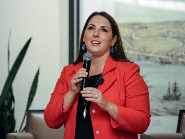 Ronna Romney McDaniel, then chairwoman of the Michigan Republican Party, leads a panel of Republican women to discuss the topic "All Issues are Women's Issues," at the Sheraton hotel on Sept. 19, 2016 in Novi, Mich. (Kimberly P. Mitchell/Detroit Free Press/TNS)