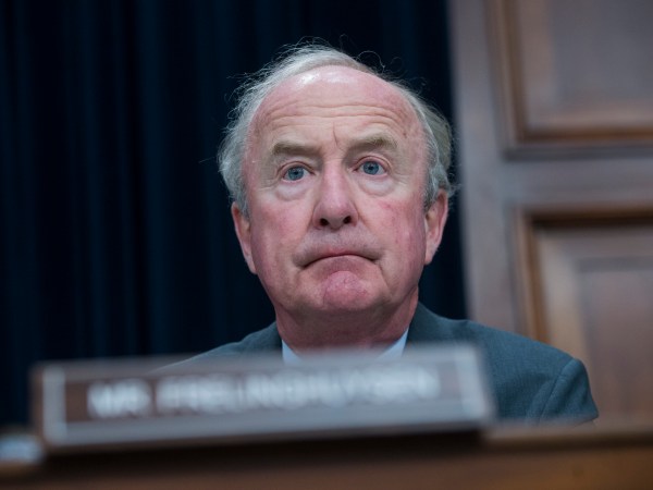 UNITED STATES - JUNE 27: House Appropriations Chairman Rodney Frelinghuysen, R-N.J., prepares for a House Appropriations State, Foreign Operations and Related Programs Subcommittee hearing in Rayburn Building on the "United Nations and International Organizations FY2018 Budget" on June 27, 2017. U.S. ambassador to the United Nations Nikki Haley, testified. (Photo By Tom Williams/CQ Roll Call)