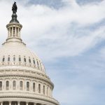 A view of the Capitol Dome from the West Lawn of the U.S. Capitol, on Monday, July 3, 2017.  (Photo by Cheriss May/NurPhoto)