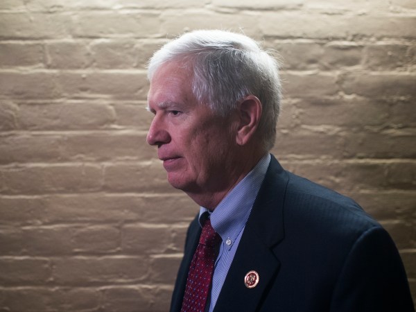 UNITED STATES - JULY 28: Rep. Mo Brooks, R-Ala., leaves a meeting of the House Republican Conference in the Capitol on July 28, 2017. (Photo By Tom Williams/CQ Roll Call)