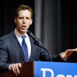 Missouri Attorney General Josh Hawley makes his acceptance speech on Nov. 9, 2016 in Springfield, Mo. (John Sleezer/Kansas City Star/TNS)