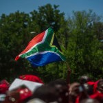 TSHWANE, SOUTH AFRICA – NOVEMBER 02, 2017: (SOUTH AFRICA OUT): EFF marched to the Isreali embassy in Pretoria today in solidarity with the Palestinians on November 02, 2017 in Pretoria, South Africa. (Photo by Alet Pretorius/Gallo Images/Getty Images)
