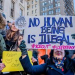 BROOKLYN BOROUGH HALL, BROOKLYN, NY, UNITED STATES - 2017/12/07: The Association of Legal Aid Attorneys - UAW Local 2325 (ALAA), along with dozens of unions, immigrant rights organizations, and community groups held a rally on December 7, 2017 at Brooklyn Borough Hall to call on the Office of Court Administration (OCA) and Chief Judge Janet DiFiore to immediately implement a policy to prohibit Immigration & Customs Enforcement agents from entering state courthouses, and to end coordination with ICE.  Enacting these policies would help solidify New York City and New York State’s “Sanctuary” status and make sure that our courthouses are places of justice rather than fear. (Photo by Erik McGregor/Pacific Press/LightRocket via Getty Images)