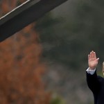 U.S. President Donald Trump leaves Walter Reed National Military Medical Center following his annual physical examination January 12, 2018 in Bethesda, Maryland. Trump will next travel to Florida to spend the Dr. Martin Luther King Jr. Day holiday weekend at his Mar-a-Lago resort.