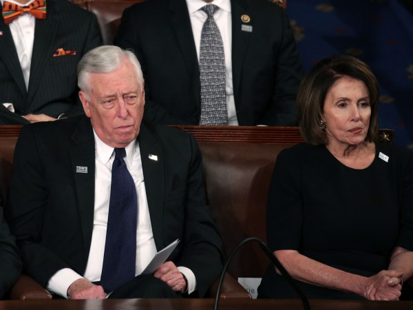 during the State of the Union address in the chamber of the U.S. House of Representatives January 30, 2018 in Washington, DC. This is the first State of the Union address given by U.S. President Donald Trump and his second joint-session address to Congress.