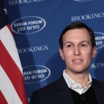 WASHINGTON, DC - DECEMBER 3: White House Senior Advisor to the President Jared Kushner speaks during a conversation with Haim Saban at Saban Forum, December 3, 2017 in Washington, DC. The Saban Forum is a US-Israeli dialogue, hosted by the Brookings Institution. (Drew Angerer/Getty Images)