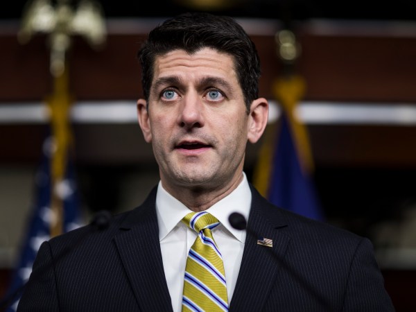 WASHINGTON, DC - JANUARY 11:  House Speaker Paul Ryan (R-WI) speaks during a weekly press conference on Capitol Hill on January 11, 2018 in Washington, DC. (Photo by Zach Gibson/Getty Images)