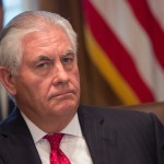 U.S. Secretary of State Rex Tillerson listens during a Cabinet meeting at The White House in Washington, DC, December  20, 2017. Credit: Chris Kleponis / Polaris