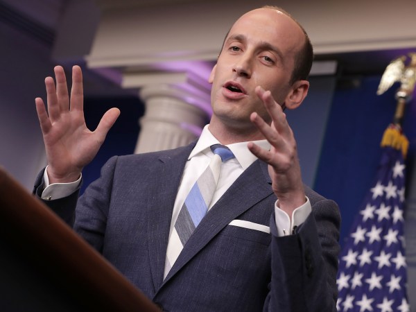 White House Press Secretary Sarah Huckabee Sanders conducts the daily press briefing at the White House August 2, 2017 in Washington, DC. Earlier in the day President Donald Trump signed bipartisan legislation into law placing new sanctions on Russia and reducing his ability to lift the sanctions on Moscow.