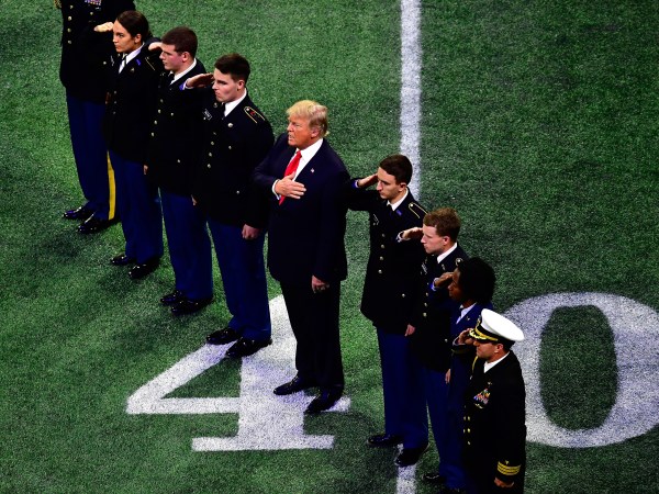 in the CFP National Championship presented by AT&T at Mercedes-Benz Stadium on January 8, 2018 in Atlanta, Georgia.