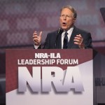 ATLANTA, GA - APRIL 28:  Wayne LaPierre,  executive vice president and CEO of the NRA, speaks at the NRA-ILA's Leadership Forum at the 146th NRA Annual Meetings & Exhibits on April 28, 2017 in Atlanta, Georgia. The convention is the largest annual gathering for the NRA's more than 5 million members.  (Photo by Scott Olson/Getty Images)