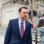 UNITED STATES - MAY 4: Rep. Ryan Costello, R-Pa., leaves the Capitol after the House passed the Republicans' bill to repeal and replace the Affordable Care Act on May 4, 2017. (Photo By Tom Williams/CQ Roll Call)