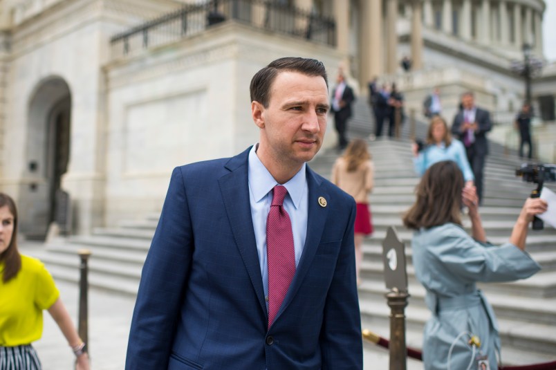 UNITED STATES - MAY 4: Rep. Ryan Costello, R-Pa., leaves the Capitol after the House passed the Republicans' bill to repeal and replace the Affordable Care Act on May 4, 2017. (Photo By Tom Williams/CQ Roll Call)