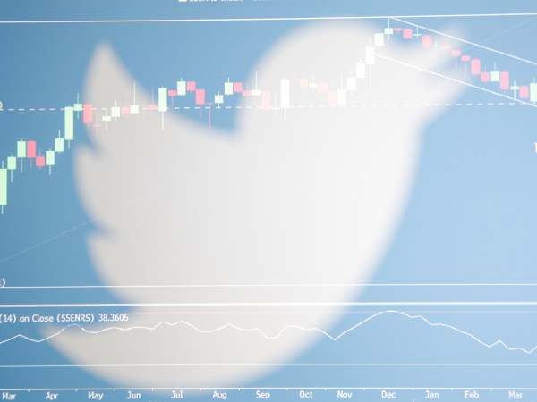 The Twitter logo is seen on various devices produced with an in camera multiple exposure. The company reported that in the first quarter of 2017 its monthly active users has grown by 6 percent after having had stagnant results for several consecutive quarters. (Photo by Jaap Arriens/NurPhoto)