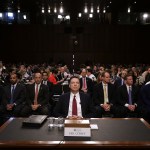 Former FBI Director James Comey testifies before the Senate Intelligence Committee in the Hart Senate Office Building on Capitol Hill June 8, 2017 in Washington, DC. Comey said that President Donald Trump pressured him to drop the FBI's investigation into former National Security Advisor Michael Flynn and demanded Comey's loyalty during the one-on-one meetings he had with president.