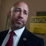 UNITED STATES - JULY 28: Rep. Brian Mast, R-Fla., leaves a meeting of the House Republican Conference in the Capitol on July 28, 2017. (Photo By Tom Williams/CQ Roll Call)