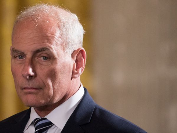 John F. Kelly, White House Chief of Staff for President Donald Trump, was present for he Medal of Honor ceremony for former Specialist Five James C. McCloughan, U.S. Army in the East Room of the White House, on Monday, July 31, 2017. (Photo by Cheriss May) (Photo by Cheriss May/NurPhoto)