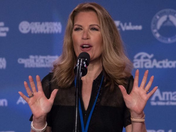 Rep. Michele Bachmann, speaks at the 2017 Values Voter Summit, at the Omni Shoreham Hotel in Washington, D.C., on Friday, October 13, 2017. (Photo by Cheriss May) (Photo by Cheriss May/NurPhoto)