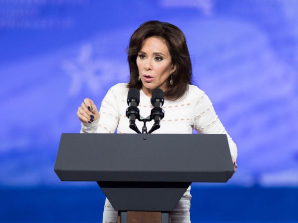 NATIONAL HARBOR, MD, UNITED STATES - 2017/02/23: Jeanine Pirro speaking at  the American Conservative Union's 2017 Conservative Political Action Conference (CPAC). (Photo by Michael Brochstein/SOPA Images/LightRocket via Getty Images)