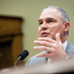 WASHINGTON, DC - December 7:  Environmental Protection Agency Administrator Scott Pruitt testifies before the House Energy and Commerce Committee about the mission of the U.S. Environmental Protection Agency on December 7, 2017 in Washington, DC.  (Photo by Pete Marovich/Getty Images)