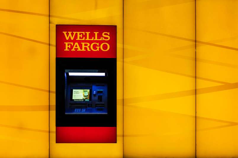 CHARLOTTE, NORTH CAROLINA, UNITED STATES - 2017/12/05: ATM at a Wells Fargo Bank. (Photo by John Greim/LightRocket via Getty Images)