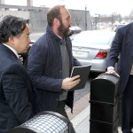 Former Trump campaign manager Paul Manafort and his wife Kathleen arrive at the Prettyman Federal Courthouse January 16, 2018 in Washington, DC. Manafort and his former business partner Richard Gates both pleaded not guilty last year to a 12-charge indictment that included money laundering and conspiracy.
