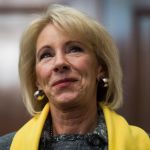 UNITED STATES - JANUARY 18: Education Secretary Betsy DeVos attends a rally to promote the importance of school choice as part of "National School Choice Week," in Russell Building on January 18, 2018. (Photo By Tom Williams/CQ Roll Call)