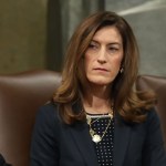 WASHINGTON, DC - FEBRUARY 02: Deputy U.S. Attorney General, Rod Rosenstein,(L), and Associate Attorney General Rachel Brand, participate in a summit to discuss efforts to combat human trafficking, at the Justice Department, on February 2, 2018 in Washington, DC.  (Photo by Mark Wilson/Getty Images)