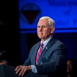BETHEL PARK, PA - FEBRUARY 02: Vice President Mike Pence speaks during a campaign event for Republican Pennsylvania congressional candidate Rick Saccone, at the Bethel Park Community Center  on February 2, 2018 in Bethel Park, Pennsylvania. (Photo by Pete Marovich/Getty Images)