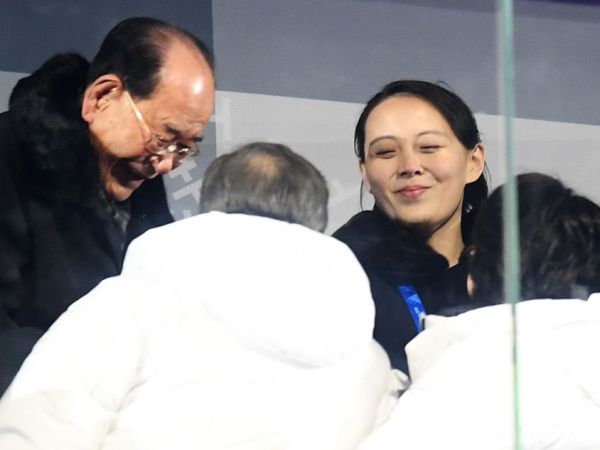 during the Opening Ceremony of the PyeongChang 2018 Winter Olympic Games at PyeongChang Olympic Stadium on February 9, 2018 in Pyeongchang-gun, South Korea.