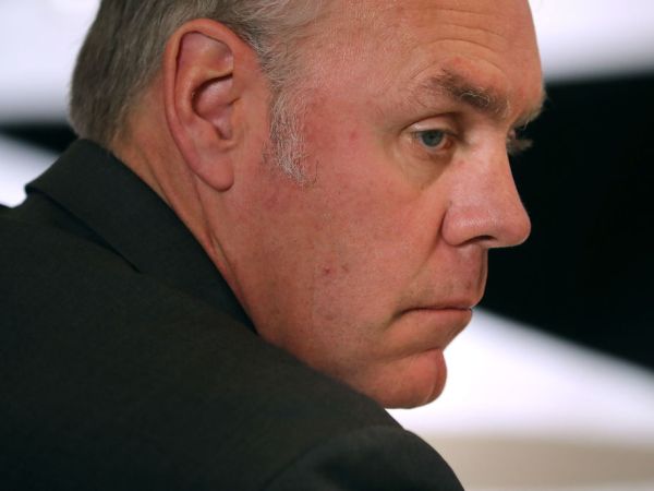 U.S. President Donald Trump conducts a meeting with state and local officials to unveil his administration's long-awaited infrastructure plan in the State Dining Room at the White House February 12, 2018 in Washington, DC. The $1.5 trillion plan to repair and rebuild the nation's crumbling highways, bridges, railroads, airports, seaports and water systems is funded with $200 million in federal money with the remaining 80 percent coming from state and local governments.