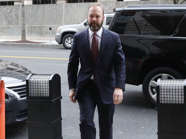 WASHINGTON, DC - FEBRUARY 23:  Richard Gates arrives at the Prettyman Federal Courthouse for a hearing February 23, 2018 in Washington, DC. Gates is expected to plead guilty to a 12-charge indictment that includes money laundering and conspiracy.  (Photo by Mark Wilson/Getty Images)