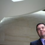 WASHINGTON, DC - MARCH 22:  House Permanent Select Committee on Intelligence Chairman Devin Nunes (R-CA) speaks to reporters during a press conference at the U.S. Capitol March 22, 2017 in Washington, DC. Nunes said U.S. intelligence collected communications by President Donald Trump incidentally and legally during the transition period following the U.S. election.  (Photo by Win McNamee/Getty Images)