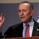 LOUISVILLE, KY-FEBRUARY 12: U.S. Senate Democratic Leader Chuck Schumer (D-NY), speaks at the University of Louisville's McConnell Center February 12, 2018 in Louisville, Kentucky. Schumer, who was introduced at the event by U.S. Senate Majority Leader Mitch McConnell (R-KY), was there as part of the Center's Distinguished Speaker Series. (Bill Pugliano/Getty Images)