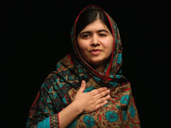 Malala Yousafzai speaks during a press conference at the Library of Birmingham after being announced as a recipient of the Nobel Peace Prize, on October 10, 2014 in Birmingham, England. The 17-year-old Pakistani campaigner, who lives in Britain where she received medical treatment following an assassination attempt by the Taliban in 2012, was jointly awarded the Nobel peace prize with Kailash Satyarthi from India. Chair of the Nobel Committee Thorbjorn Jagland made the announcement in Oslo, commending Malala for her ?heroic struggle? as a spokesperson for girls' rights to education.