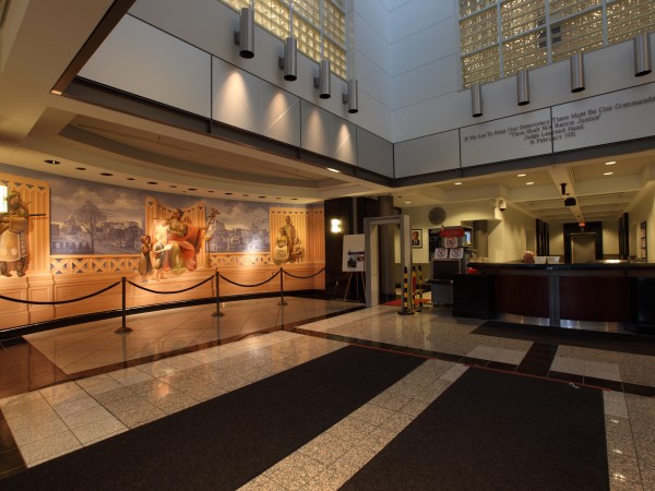 Painting Justice and the Prairie at the Robert J. Dole Federal Building U.S. Courthouse, Kansas City, Kansas