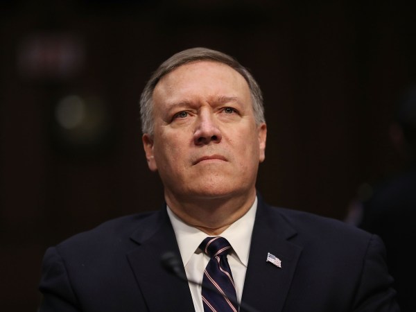 U.S. President-elect Donald Trump's nominee for the director of the CIA, Rep.ÊMike Pompeo(R-KS) testifies during his confirmation hearing before the Senate (Select) Intelligence Committee in the Hart Senate Office Building on January 12, 2017 in Washington, DC. Mr. Pompeo is a former Army officer who graduated first in his class from West Point.