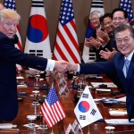 U.S. President Donald Trump zzz on November 7, 2017 in Seoul, South Korea. Trump is in South Korea as a part of his Asian tour.