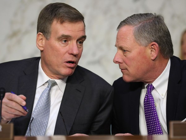 (L-R) Director of National Intelligence Dan Coats, Central Intelligence Agency Director Mike Pompeo, National Security Agency Director Michael Rogers, Federal Bureau of Investigation Director Christopher Wray, Defense Intelligence Agency Director Robert Ashley and National Geospatial Intelligence Agency Director Robert Cardillo testify before the Senate Intelligence Committee in the Hart Senate Office Building on Capitol Hill February 13, 2018 in Washington, DC. The intelligence chiefs were called to testify to the committee about 'world wide threats.'
