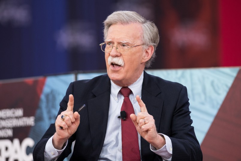OXON HILL, MD, UNITED STATES - 2018/02/22: John Bolton, Former United States Ambassador to the United Nations, at the Conservative Political Action Conference (CPAC) sponsored by the American Conservative Union held at the Gaylord National Resort & Convention Center in Oxon Hill. (Photo by Michael Brochstein/SOPA Images/LightRocket via Getty Images)